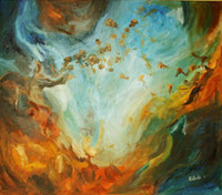 Roberto Art Kasperovichius work - Infiniti, canvas, oil, 110x95, 2011